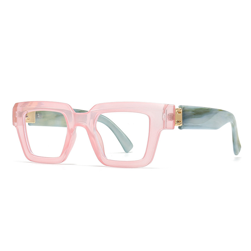 Computer Trendy Street Style Anti-Blue Light Ink Color Avant-Garde Non-Prescription Glasses 9201_voghion.com