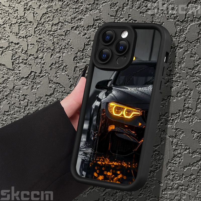 Divatos autómintás szilikon telefontok iPhone 16 Pro Max 15 14 11 12 13 7 8 16 Plus XS X XR matt ütésálló puha borítás_voghion.com