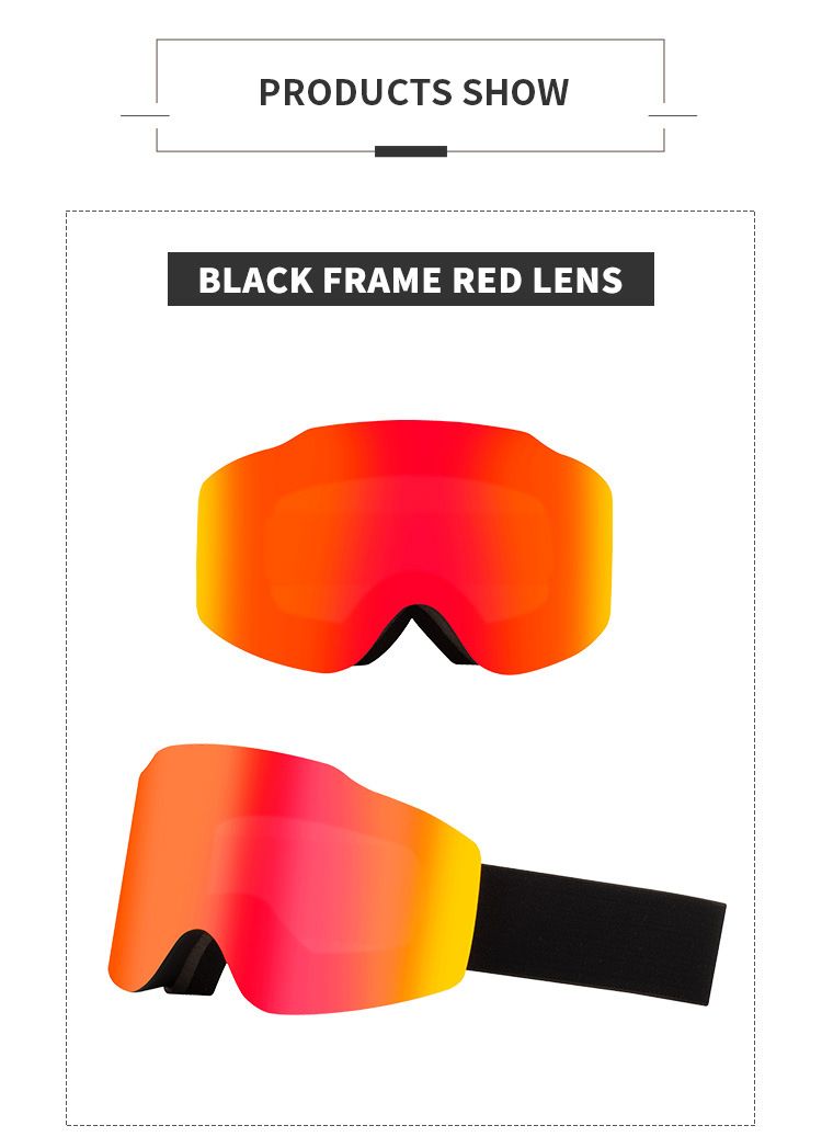 2024 Magnetic Glasses Double layer Goggles UV Ski Windshield Anti Fog Mountaineering Eye_voghion.com