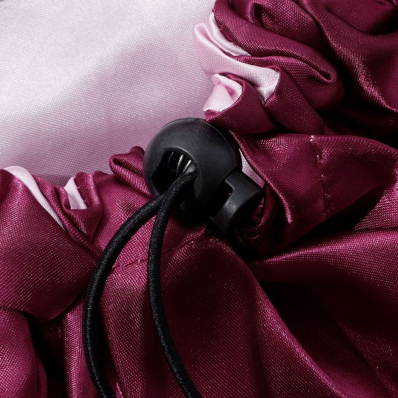 Postpartum Satin Nightcap - Double Layer Hair Protection With Adjustable Buckle For New Mothers_voghion.com
