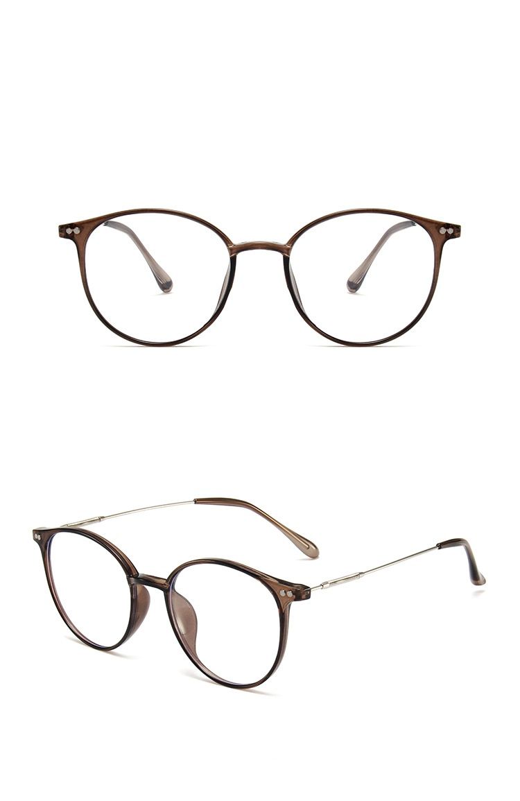 Männer und Frauen Runde Anti-Blau-Brille Computer-Rahmen Optische Linsen Neue Ankunft 2025_voghion.com