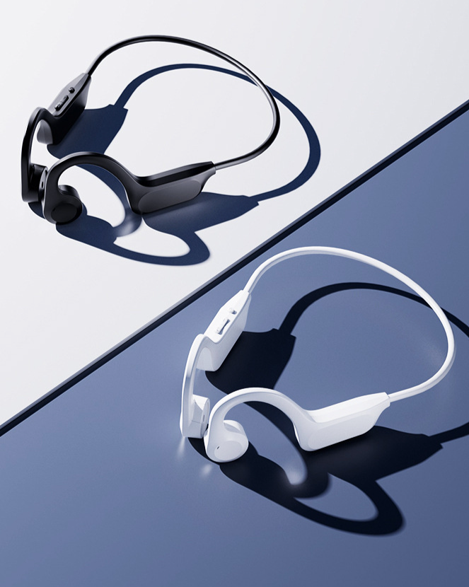 X7 Bone Conduction Bluetooth Earphones Digital Display Ear-hook Non-in-ear Painless Noise Reduction Long Battery Life_voghion.com