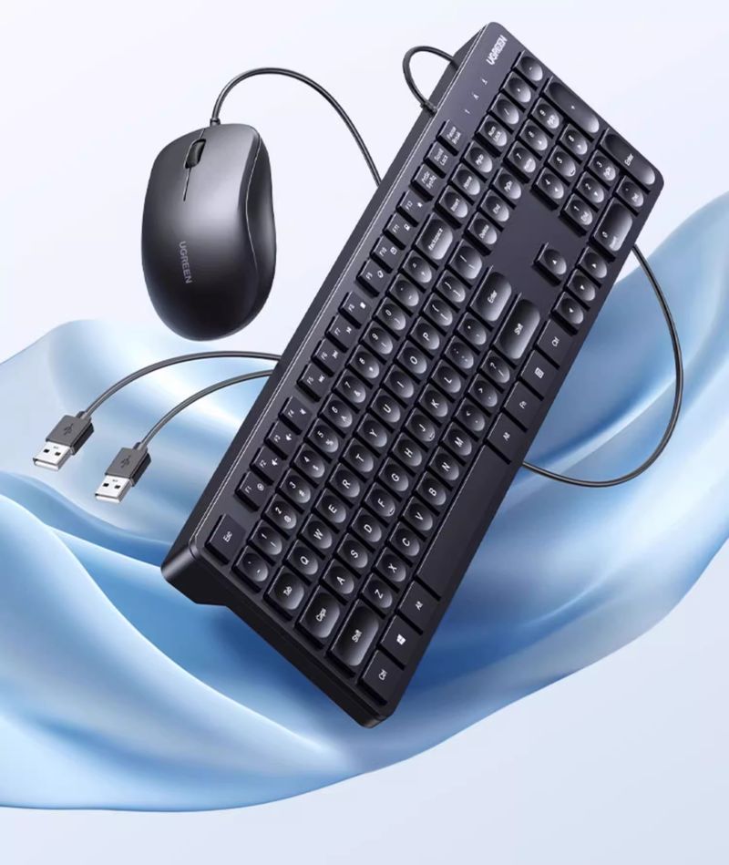 lian 007 Set Mouse Office Desktop Computer Ku004 With Wireless Keyboard_voghion.com