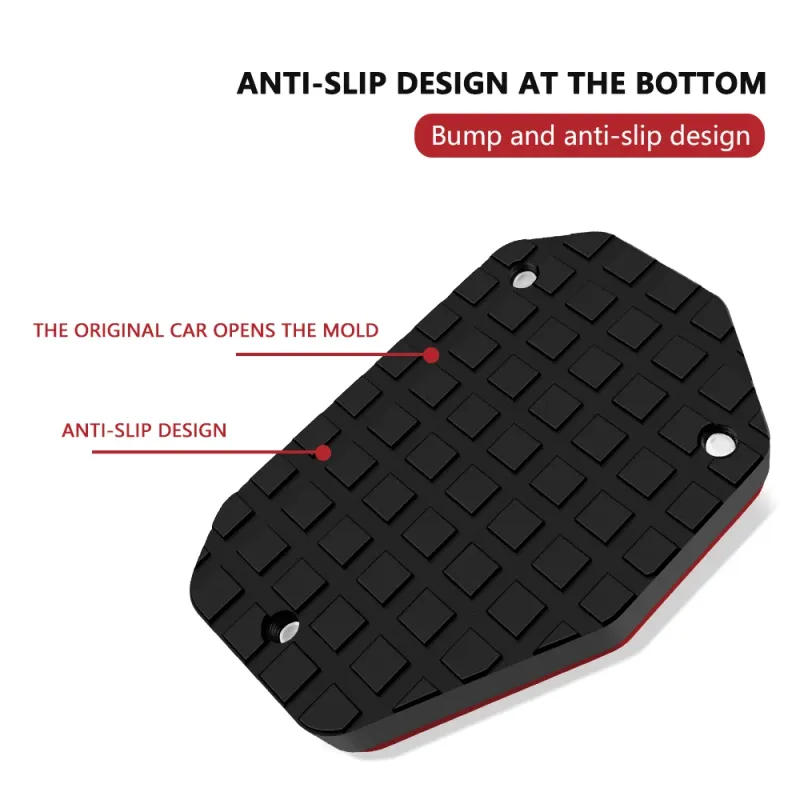 Motorcycle Accessories Kickstand Foot Side Stand Extension Pad For Scrambler400 X Speed400 scrambler 400x speed 400 2024_voghion.com