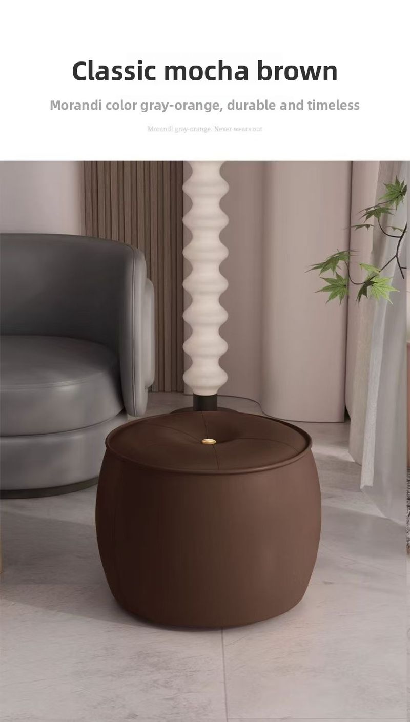 Kürbis Runde Hause Kleine Schuh Ändern Licht Luxus Sitzkissen Internet Berühmtheit Einfache Kaffee Tisch Niedrigen Wohnzimmer_voghion.com