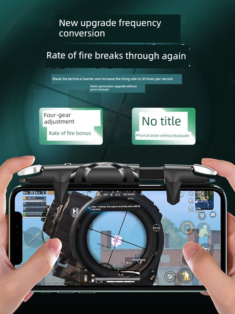 Gadget de jeu PUBG compatible avec les téléphones portables 15 Pro Max et 15 Plus, connexion à un bouton, prise en charge de la poignée de jeu avec_voghion.com