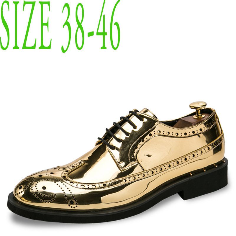 Unbeatable Quality 2025 Dress Fashion Trend Pointed Block Leather Plus Men's Shoes_voghion.com