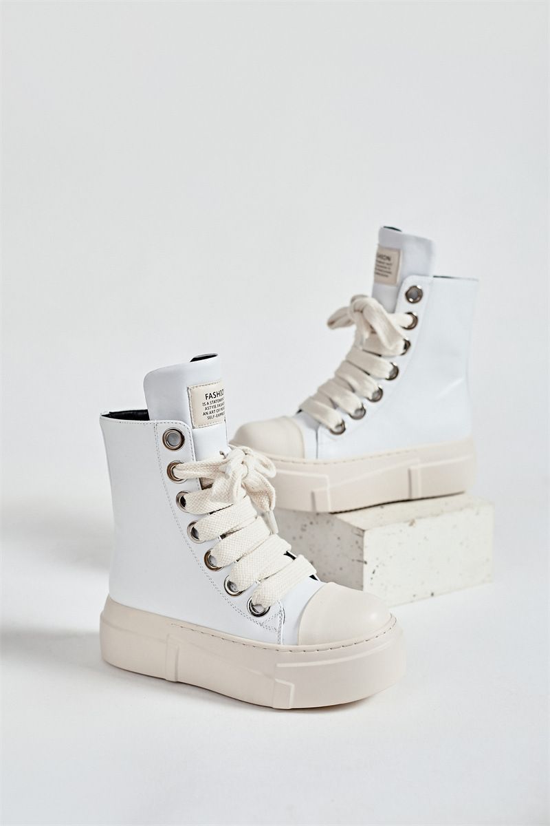 Herrskor Stor storlek Damskor Skor Par High Top Sneakers Supply All Match Tjock botten förhöjning Herrskor_voghion.com