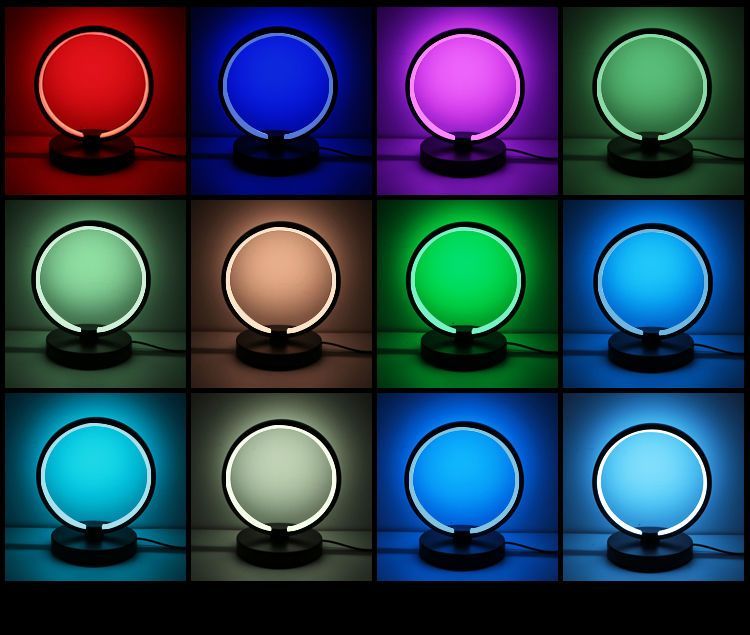 Atmosphere Light Bedroom RGB Desk Lamp Cyberpunk Style Room Gaming Computer Desktop Decoration Bedside LED Tech Sense_voghion.com