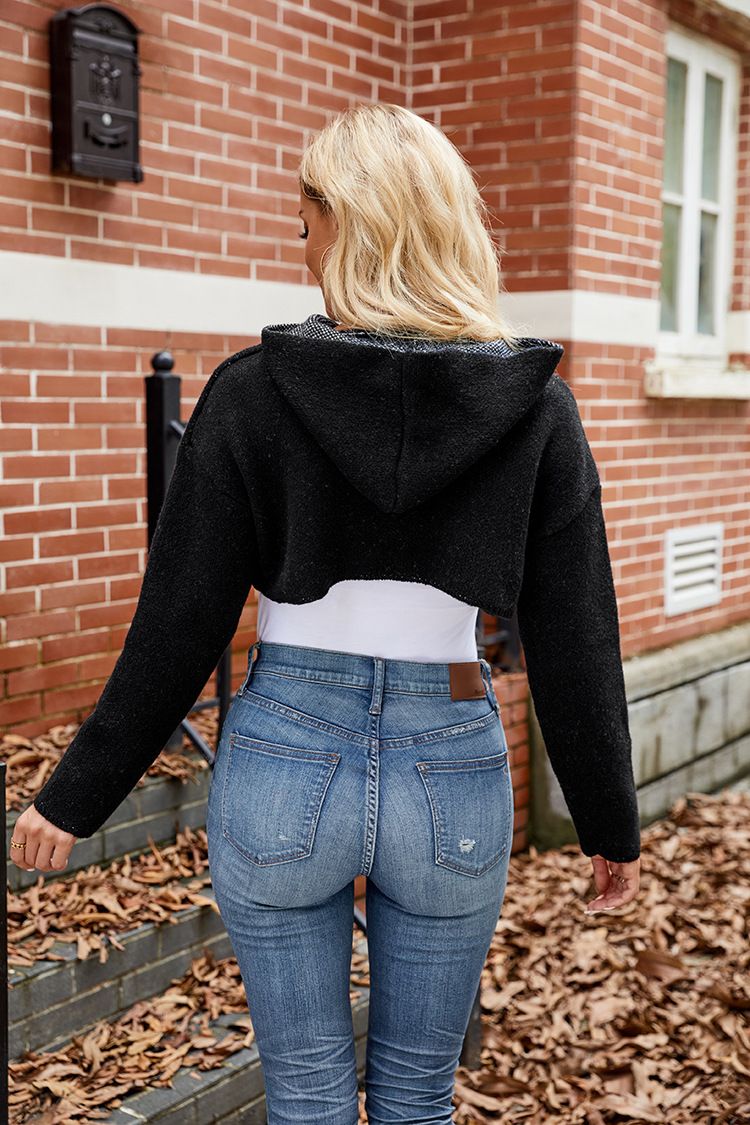 Lässiger Langarm-Strickpullover Lockerer und lässiger Damen-Rundhalspullover mit Blumenmuster und dreidimensionalem Häkelmuster_voghion.com