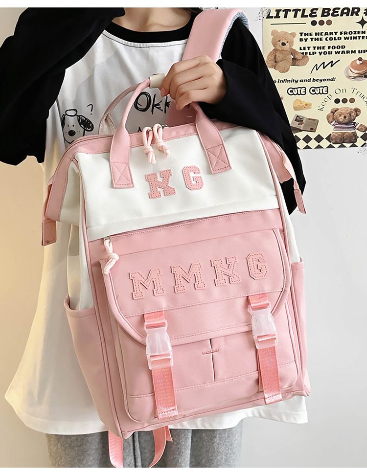 Kids Backpacks New High School Student Backpack Large Capacity Backpack For Men High Value Backpack Middle School Student Backpack_voghion.com