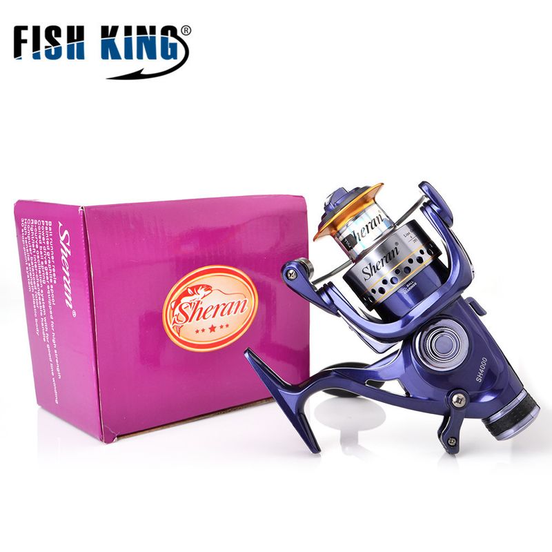 FISH KING Spinning Full Metal Gapless Long Casting Lure Reel Accessori Attrezzatura da pesca_voghion.com