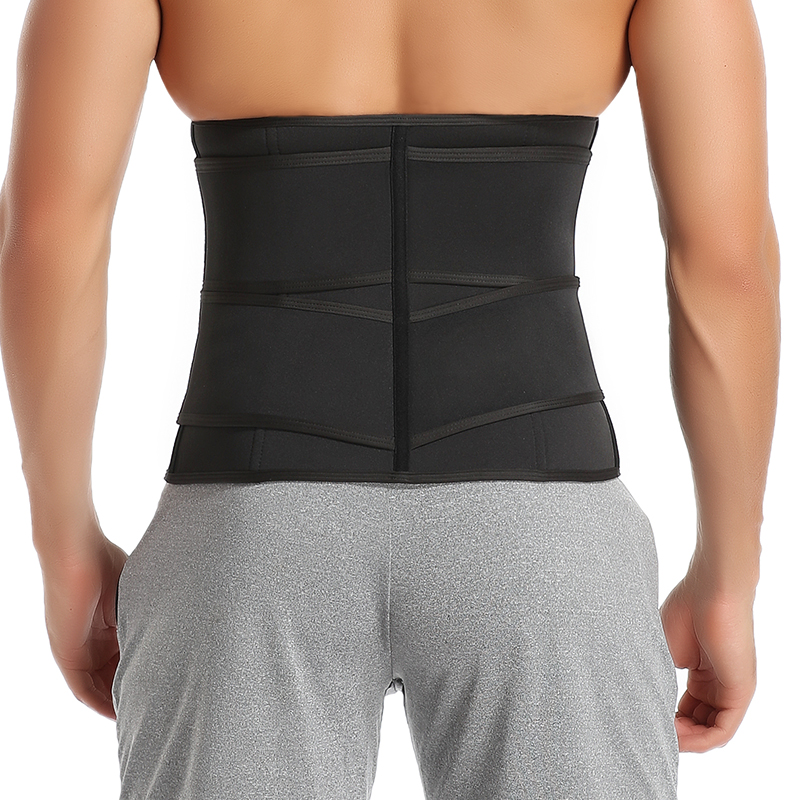 Bel Eğitmen Erkekler Korseler Fiess Giyotin Kemer Zayıflama Vücut Şekillendirici Kilo Kaybı için Sauna Ter Kuşak Egzersiz F_voghion.com