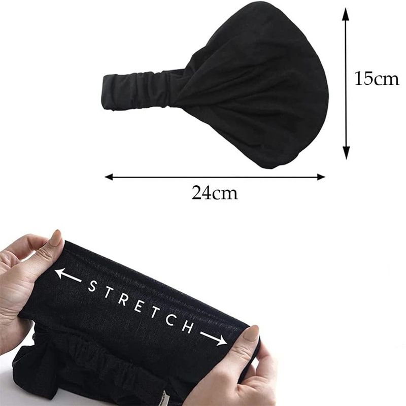 fascia sportiva che assorbe il sudore fascia elastica per la corsa lavaggio viso bagno nero uomo e donna asciugamano per capelli_voghion.com