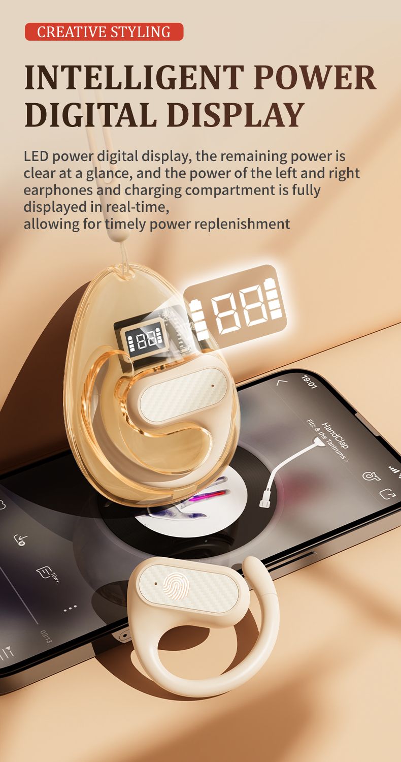 AI Translation Headset New Bluetooth Headset Supports Multi Language Translation And Simultaneous Interpreting Translation OWS_voghion.com