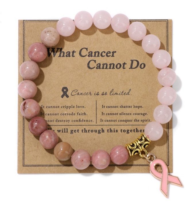 New Arrival With Bowknot Ribbon Pendant Gift Rhodochrosite Bracelet_voghion.com