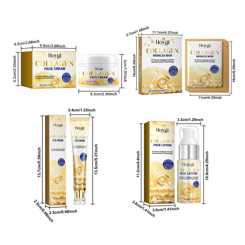 Hoygi Collagen Series - Trattamento detergente per la pelle del viso, idratante, nutriente e delicato_voghion.com