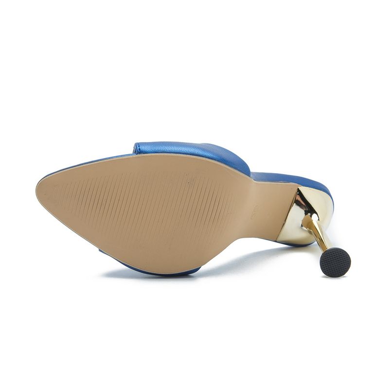 New Pointy Electroplated High Heel Sandals_voghion.com