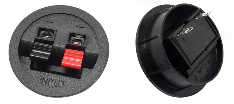 2pcs 6pcs 10pcs 2 3 Position Connector Terminal Push In Jack Load Spring 4 Pins Audio Speaker Terminals Plug Socket_voghion.com