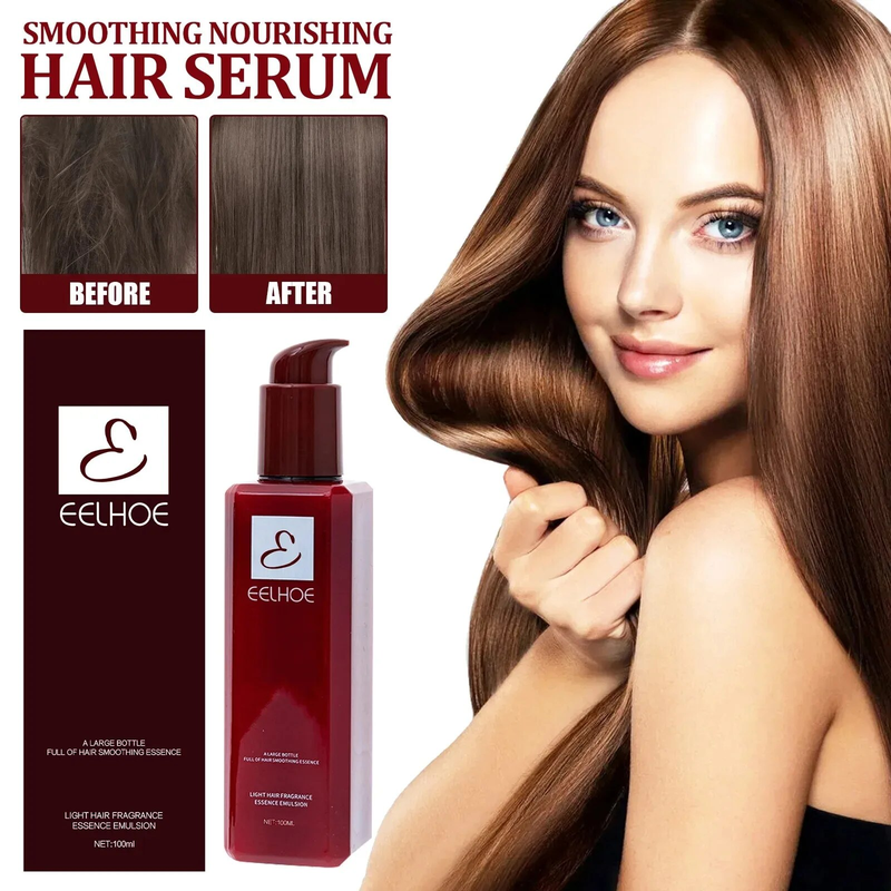 Glatte Haarspülung, Keratin-Behandlung, professionelle Glättung, lockiges Leave-in, Reparatur von beschädigtem Haar, nährendes Serum_voghion.com
