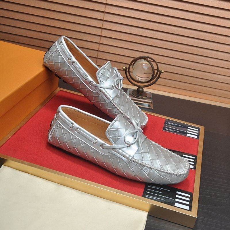 1:1 Markenqualität, Originalverpackung, importiertes Rindsleder, runde Zehenpartie, Loafer aus echtem Leder, Slipper zum Hineinschlüpfen, Fahrerschuhe_voghion.com