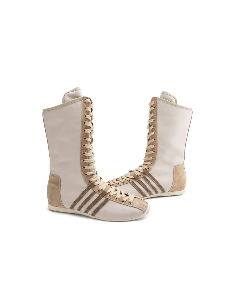 Frauen Boxstiefel SGIRL Twtw2025 Frühling und Herbst High-Top Fashion Show Boxstiefel Leder Patchwork Casual Sneakers Ins Trend_voghion.com