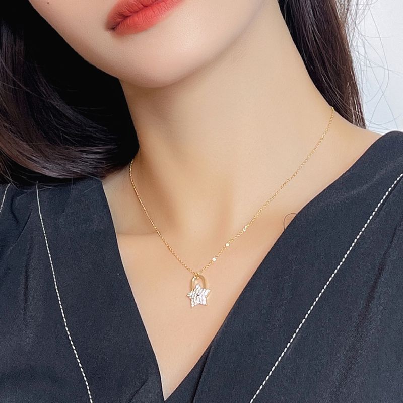 Collier en chaîne d'os pour femme, léger, luxueux, haut de gamme, polyvalent, style INS, simple, élégant et tempérament_voghion.com