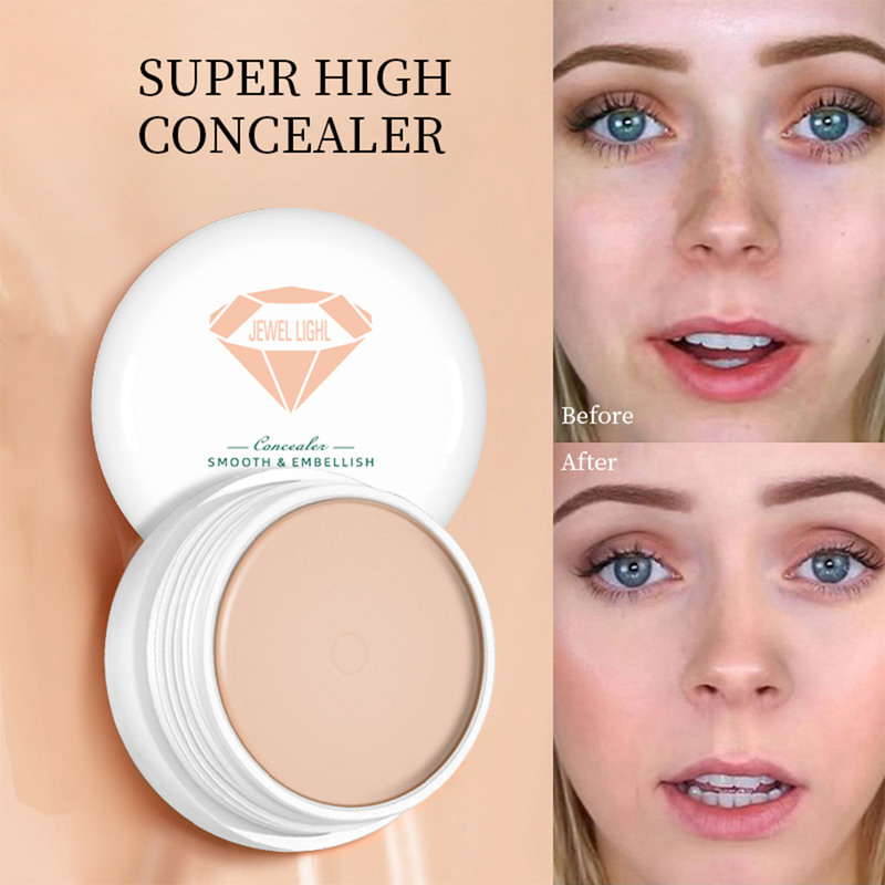 Fond de teint liquide, correcteur de maquillage pour le visage, maquillage Ceram, base imperméable, luminosité, couverture blanche, cercle foncé_voghion.com