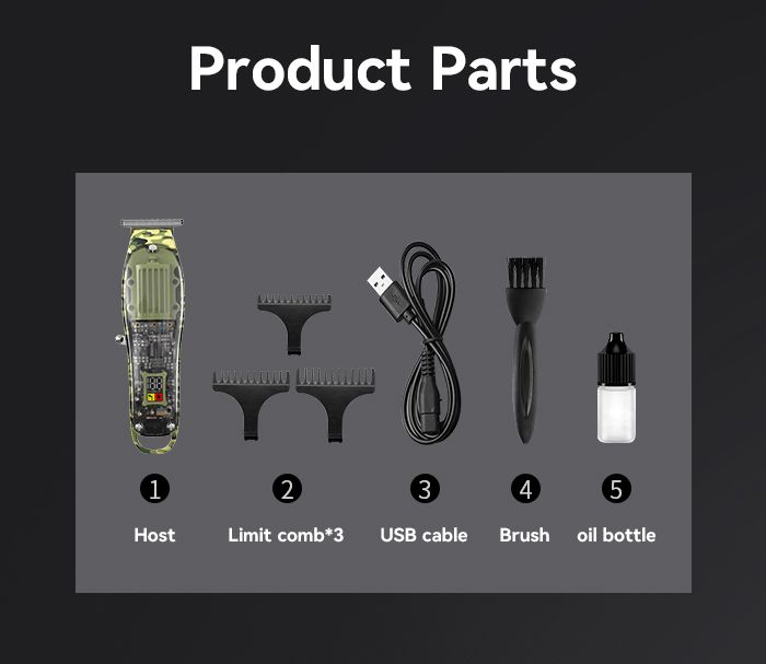 Kemei tondeuse à cheveux professionnelle tondeuse à cheveux réglable pour hommes cordon et sans fil électrique barbe coupe de cheveux Machine Rechargeable_voghion.com