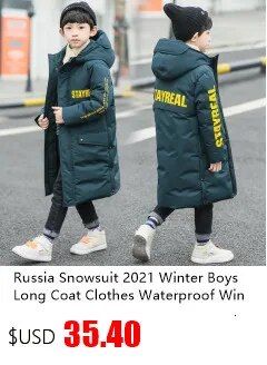 Vinter drengefrakke 2024 Ny babypelskrave Hættebomuld Plus Velvet Thicken Varm jakke til børn Parka 2-8 år Børnetøj_voghion.com