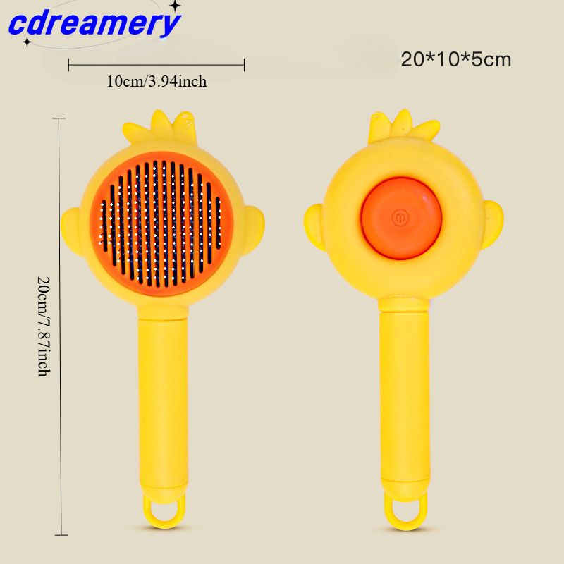 Den nye kyllingformede kammen for kjæledyrkatter er en skånsom hårfjerningsnålekam_voghion.com