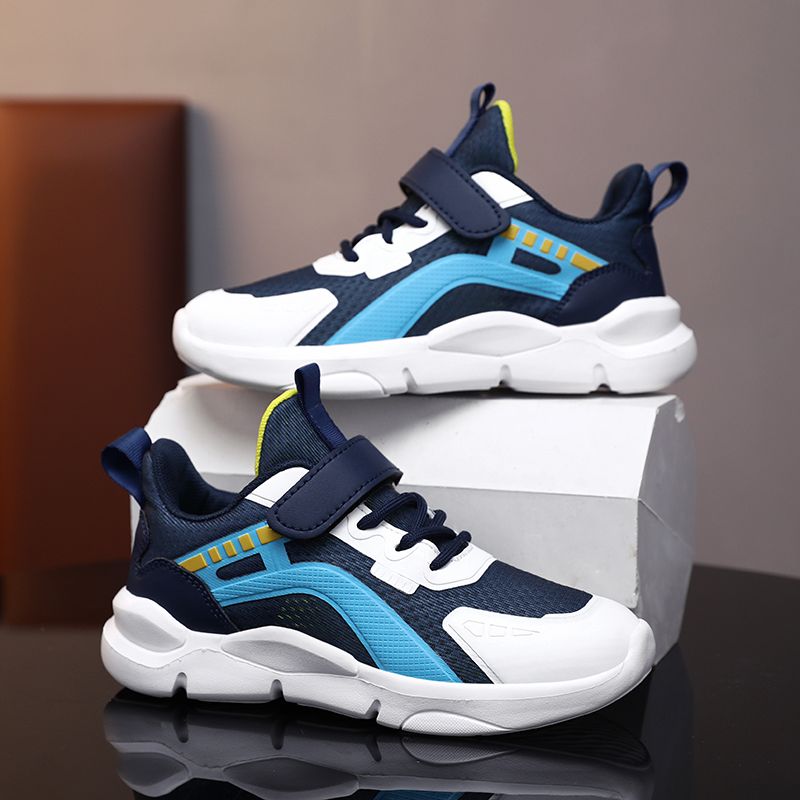 Summer New Breathable Single Mesh Velcro Flyknit Children's Sports And Casual Shoes_voghion.com