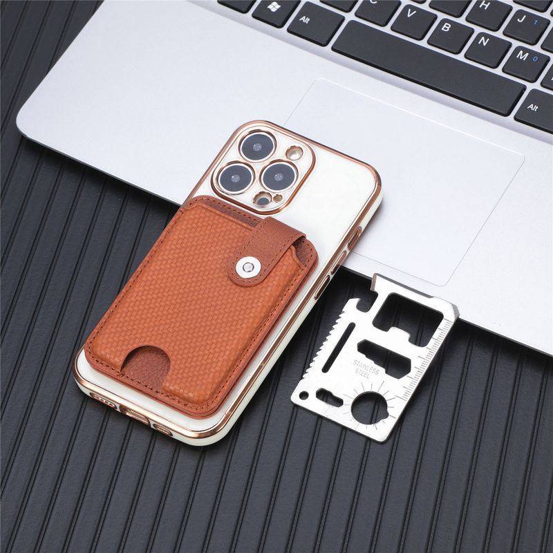 TechGlobe Cross-Border Wholesale Multi-Functional Universal Holder Case With Outdoor Tool Card Knife 3M Adhesive Back Sticker_voghion.com