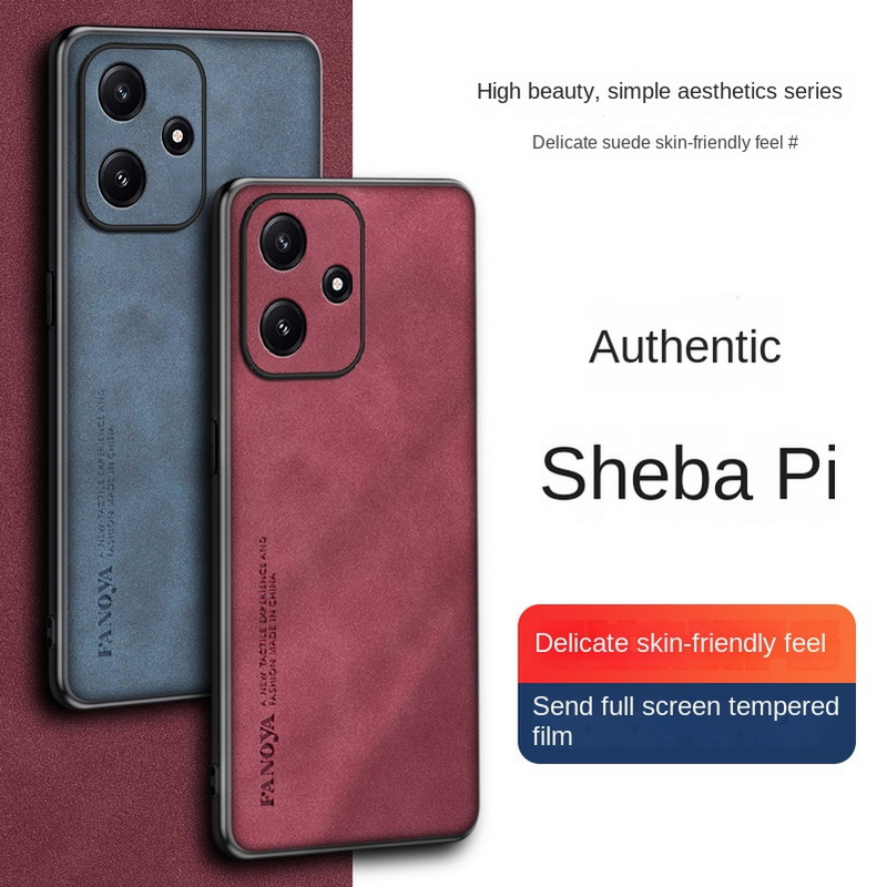 PU leather comfortable suede case For POCO M6 Pro F5 Pro X5 Pro F4 GT X4 GT M4 Pro X3 GT F3 M3 F2 Pro Soft Lens protect_voghion.com