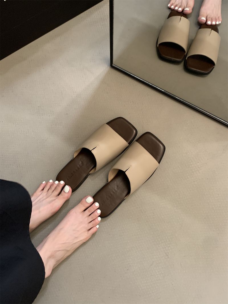 Women's Slippers For Summer 2025 New Korean Style Fairy Beach Soft Flat Sandals_voghion.com