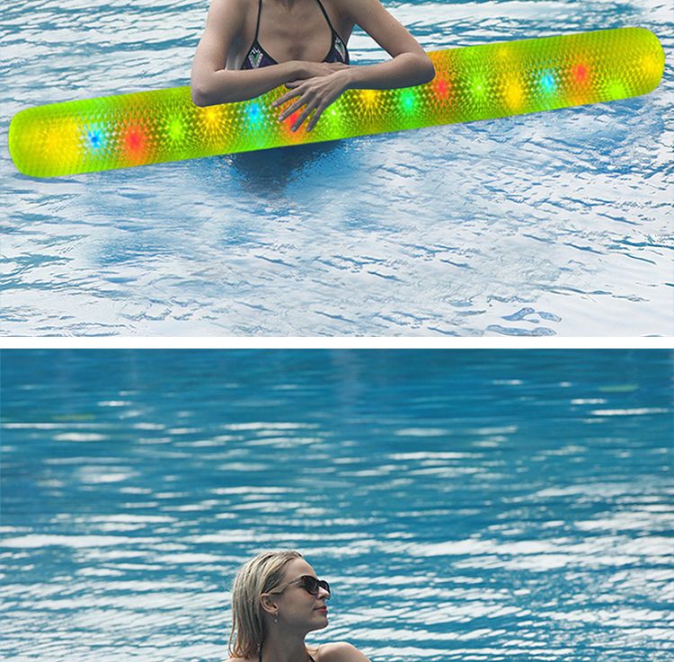 Aufblasbare Schwimmliege - Klappbare Rückenlehne mit Mesh-Netz für Pool, See & Strand_voghion.com