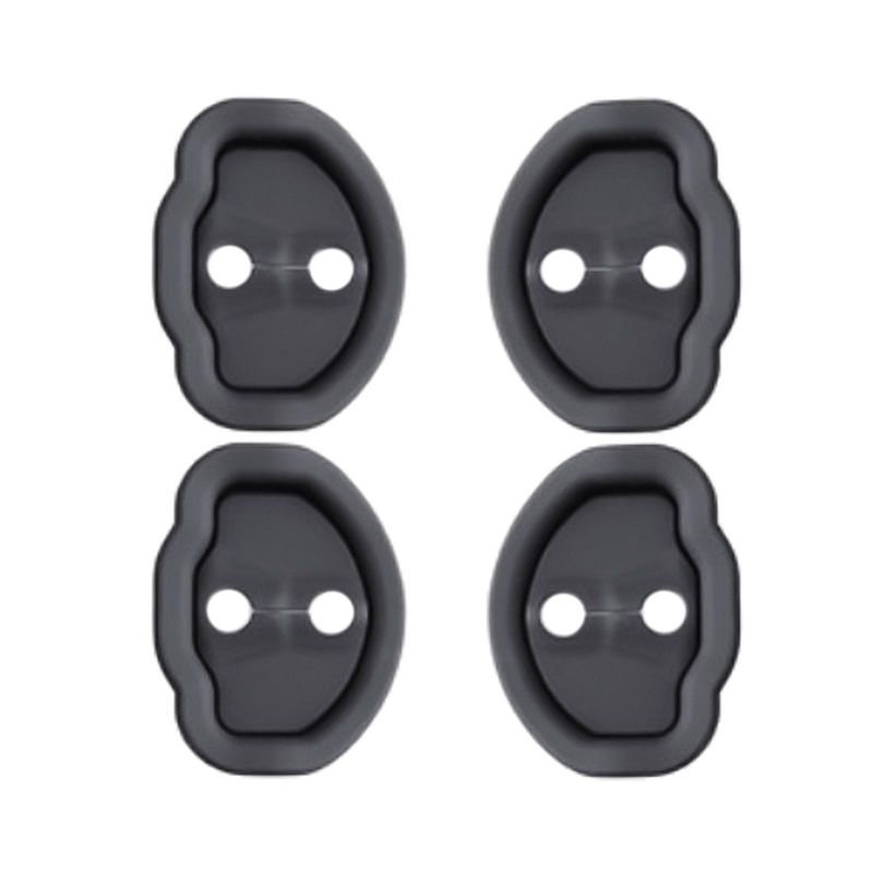 4x zăvoare Silent Shock Pad Accesorii de îmbrăcat Înlocuiește Capacul de protecție al Încuietorii Ușii Auto de Înaltă Performanță_voghion.com