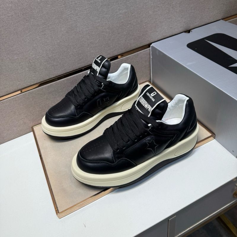 2025 Sommer Stilvolle Männer Heißer-Verkauf Vielseitig Echtes Leder High-Top Schwarz Und Weiß Dicken Sohlen Höhe-Erhöhen_voghion.com