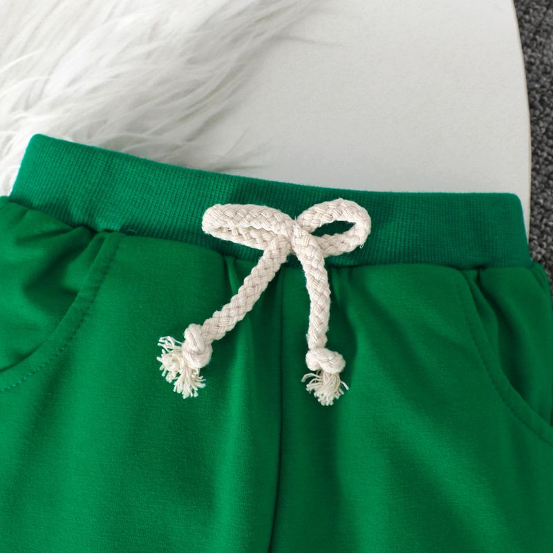 2024 Carino neonato e bambino piccolo abbigliamento per bambini lettera ricamata felpa con cappuccio pantaloni set_voghion.com