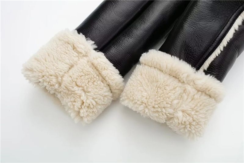 Women's Clothing leather jacket autumn and winter new loose street hot girl motorcycle jacket_voghion.com