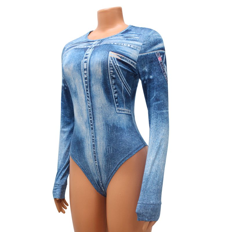 Roupas femininas macacão sexy justo estampado terno de duas peças_voghion.com