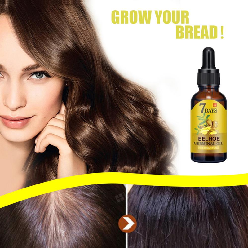 Growth Serum Oil 10/20/40Ml Tät regenerering Ginger Hårvård Reparation Vätska Essential Anti Loss_voghion.com