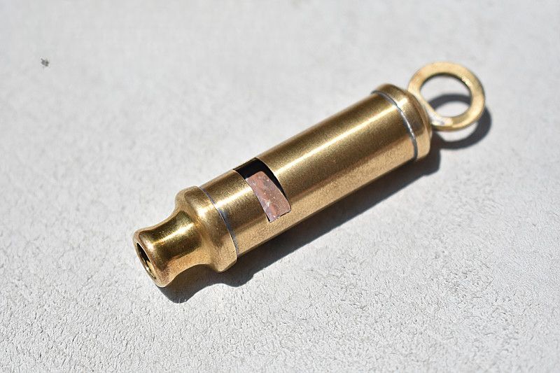UK ACME Siren EDC Outdoor Survival Copper Whistle Brass Loud Sound_voghion.com