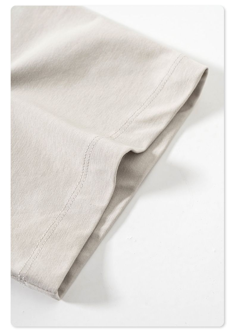 Herretøj Hurtigttørrende stof jordbærprint med rund hals kortærmet løs mode cool T-shirt mand_voghion.com
