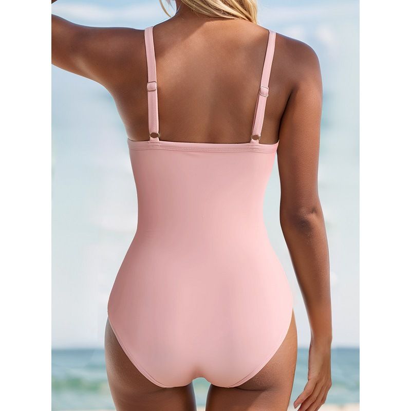 Le nouveau maillot de bain une pièce élégant et conservateur rassemble un bikini amincissant_voghion.com