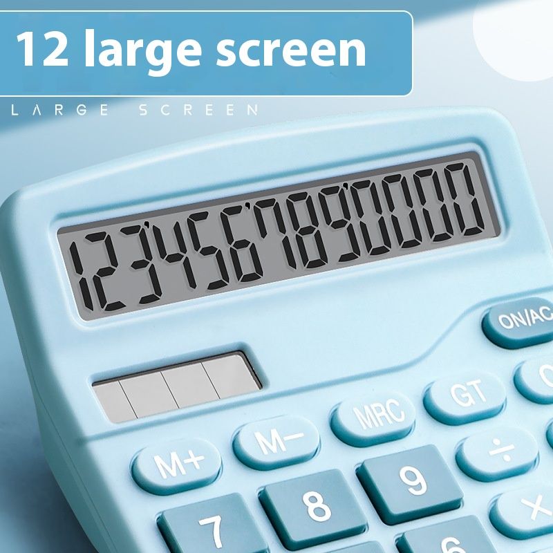 Dual Power Calculator Solar Office Accounting, Student Computer For Finance, Portable_voghion.com