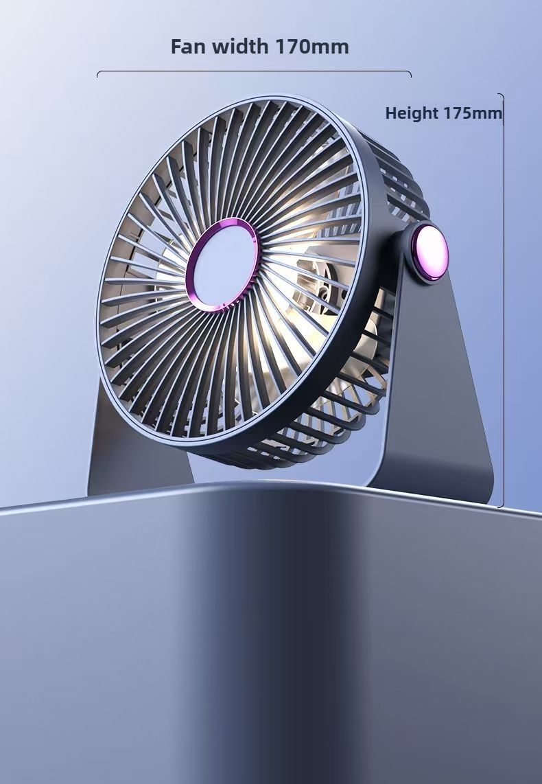 Ventilatore piccolo silenzioso con batteria a lunga durata, per ufficio, camera da letto, dormitorio, scrivania, scrivania, camera da letto, letto, USB._voghion.com