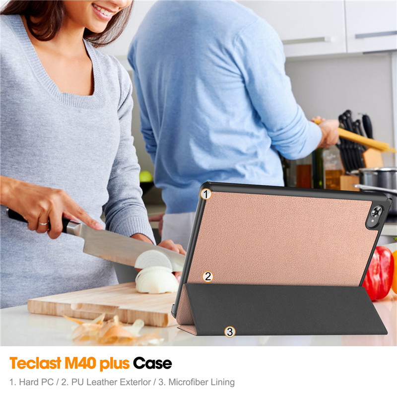For Funda Teclast T50 2023 M 40 M40 Plus P30S P40HD Case Trifold Flip Stand Smart Folio Tablet M40Plus P30s P40 HD Cover Kids_voghion.com