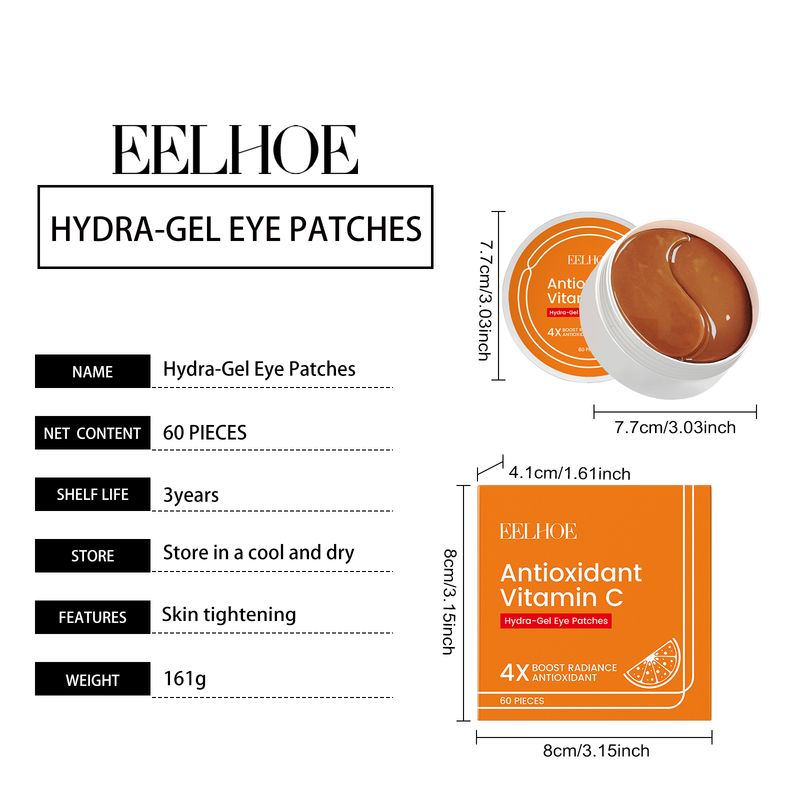 EELHOE Vitamin C Under Eye Patch Bag Care Cool And Moisturize The Skin Around The Eyes Eye Mask Patch_voghion.com