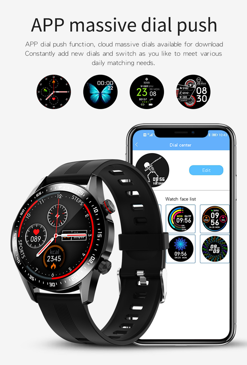 E12 smartwatch oproep ACC luidspreker hartslag bloeddruk bloed zuurstof dual Bluetooth afspelen muziek_voghion.com